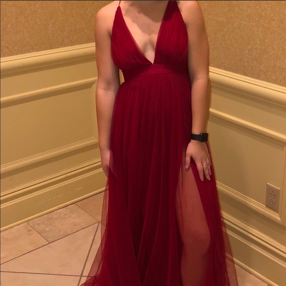 Red Prom Dress - Picture 2 of 2